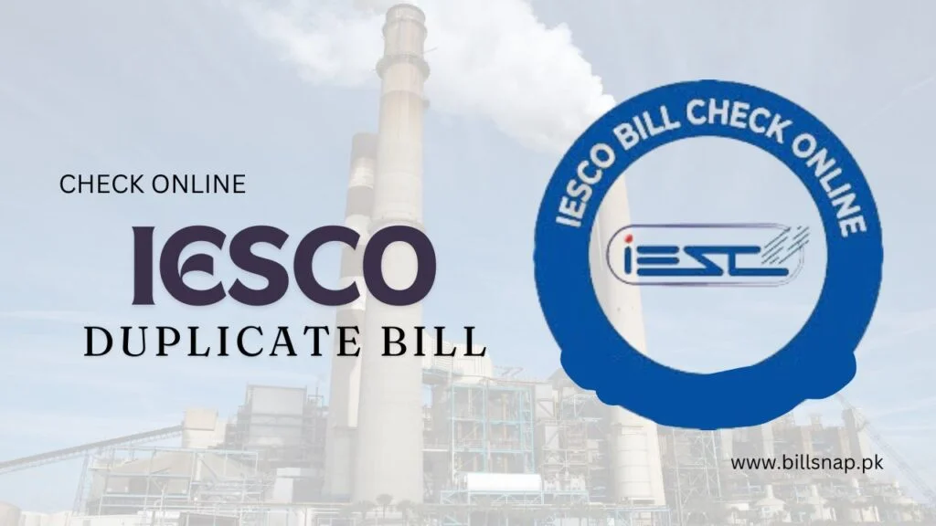 How to Read an IESCO Bill